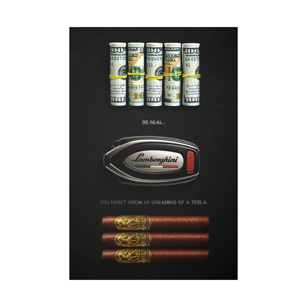 Cars & Cigars : Lamborghini Canvas
