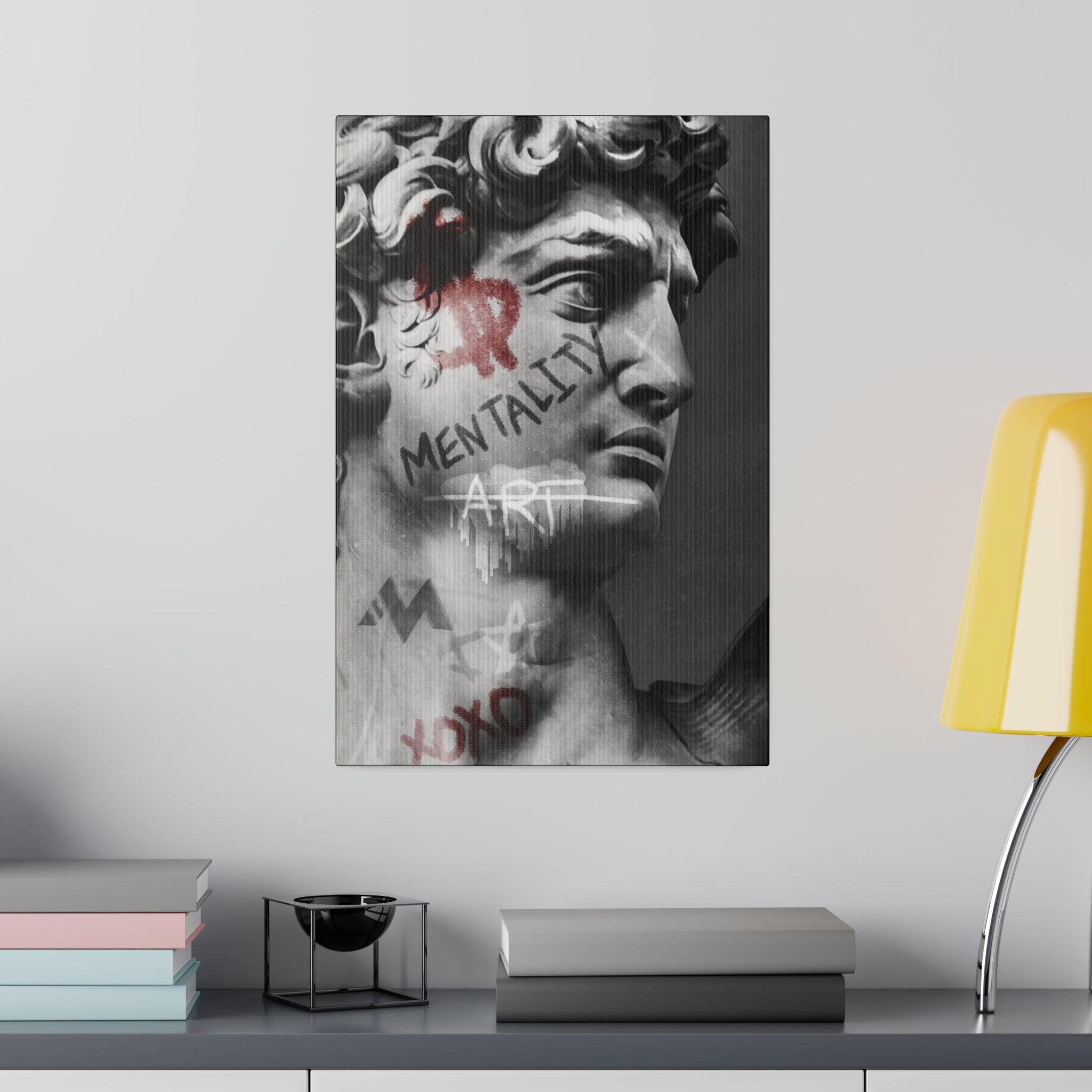 GRAFFITI - 'Statue of David' Graffiti Canvas