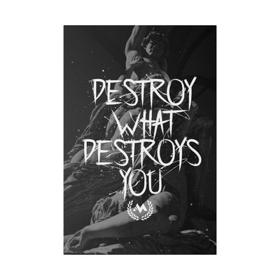 DESTROY WHAT DESTROYS YOU - Canvas