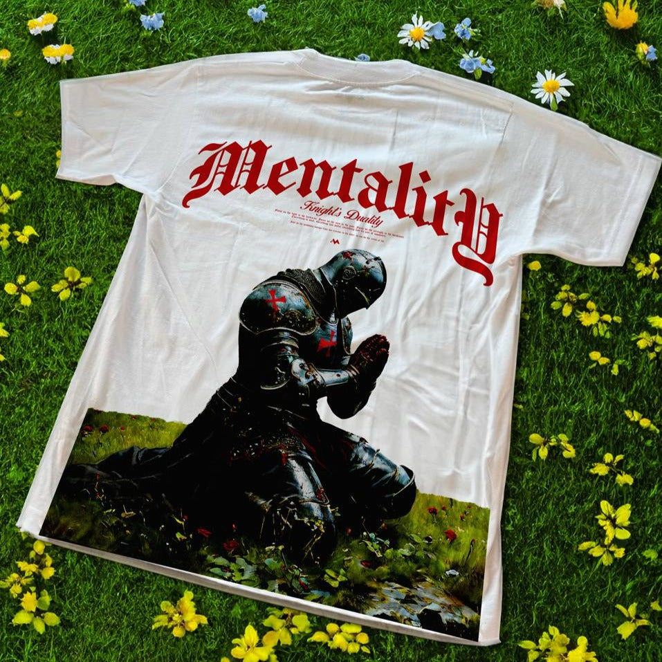 'KNIGHT'S DUALITY' TEE - WHITE