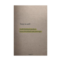 Note to Self: 'God's Timing' Canvas