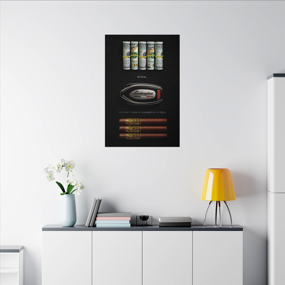 Cars & Cigars : Lamborghini Canvas