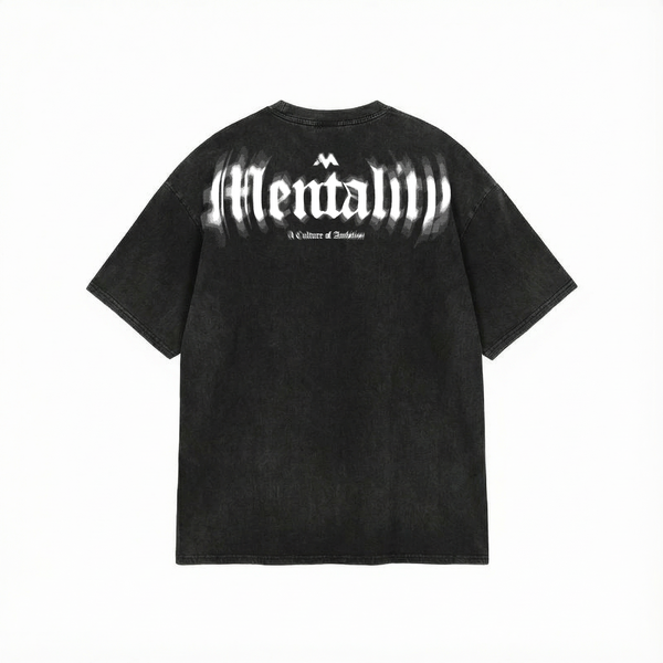 MENTALITY BLUR - VINTAGE TEE