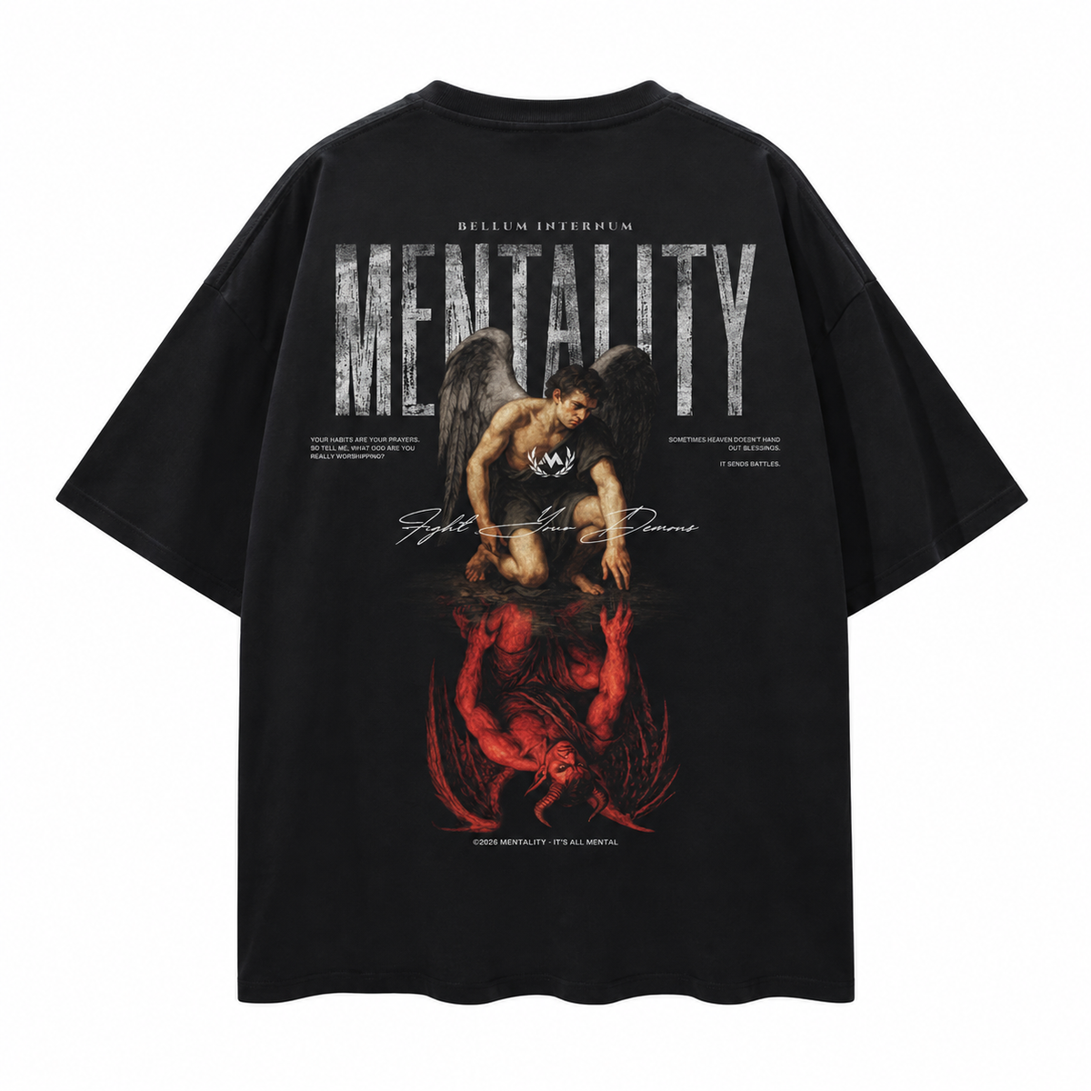 'BELLUM INTERNUM' TEE - BLACK
