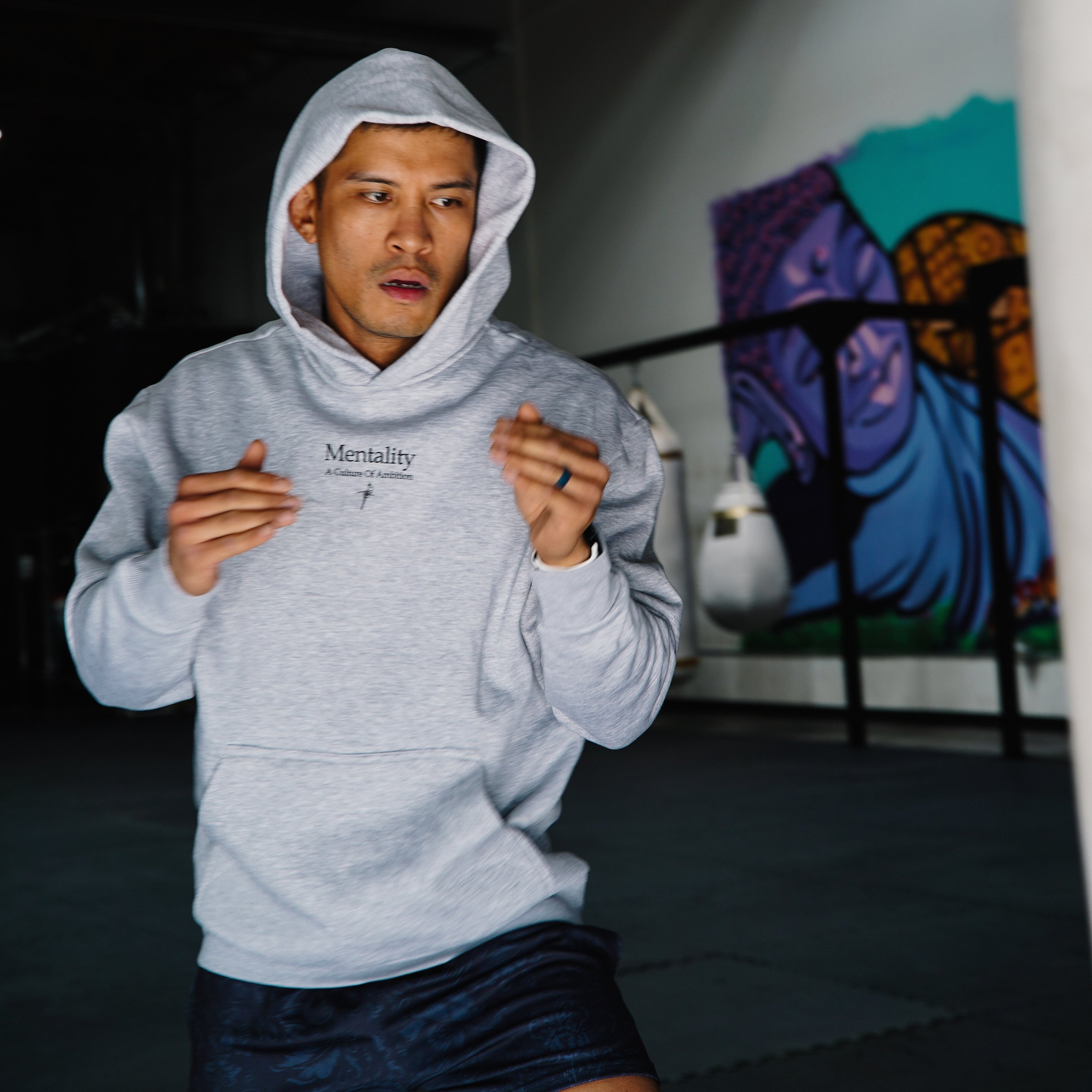 HEAVEN'S WILL HOODIE - GRAY