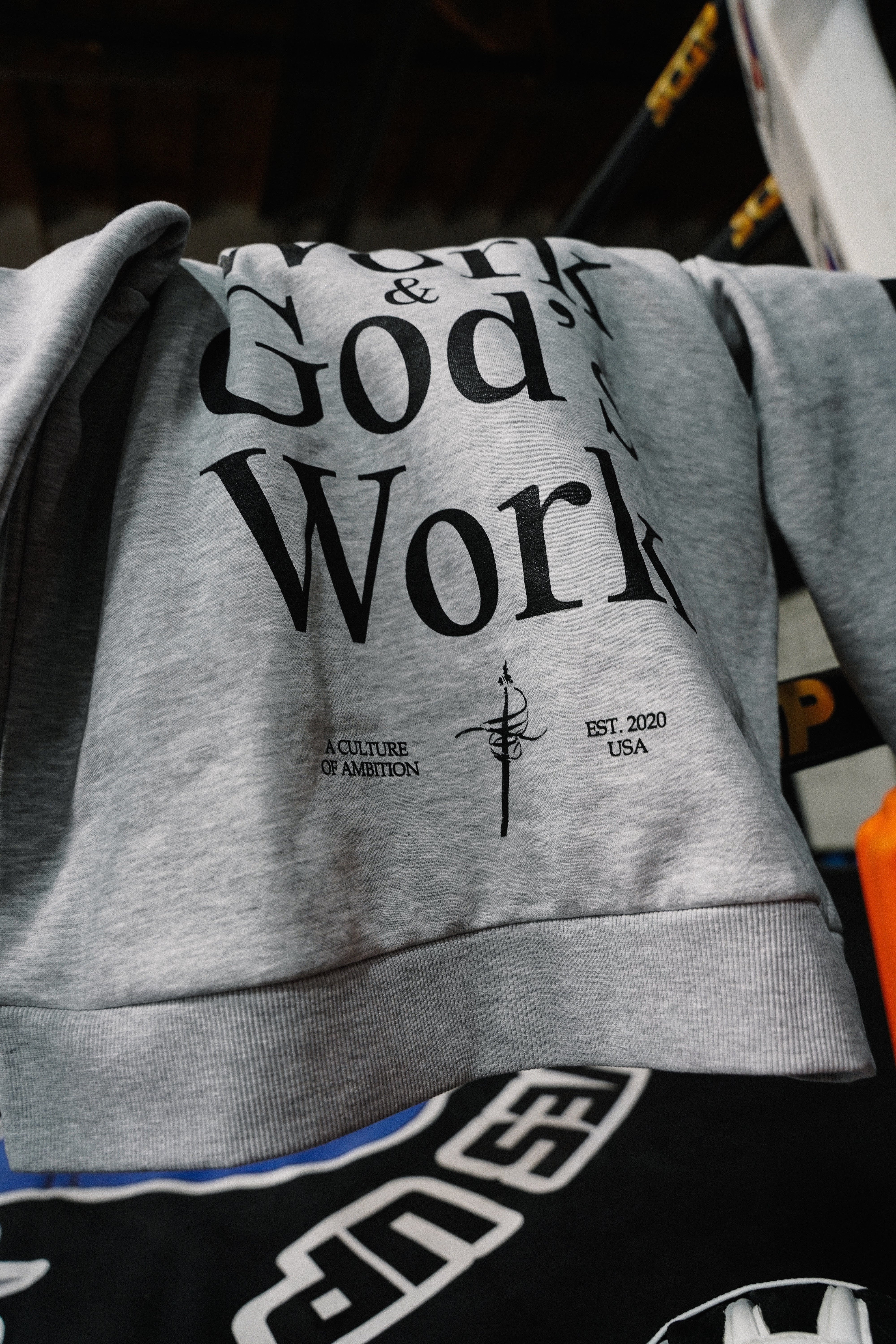 HEAVEN'S WILL HOODIE - GRAY