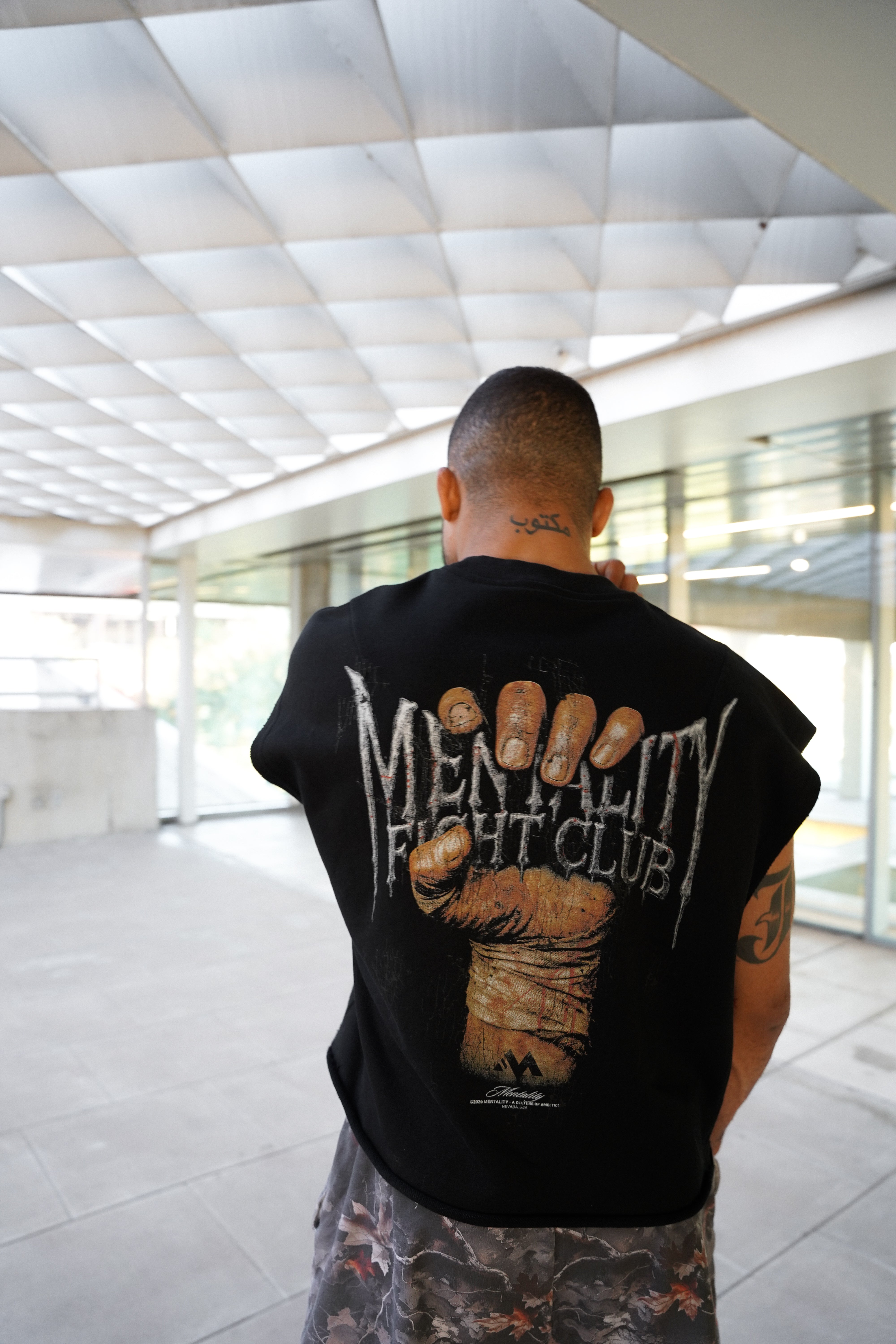 FIGHT CLUB BOXY CUT-OFF