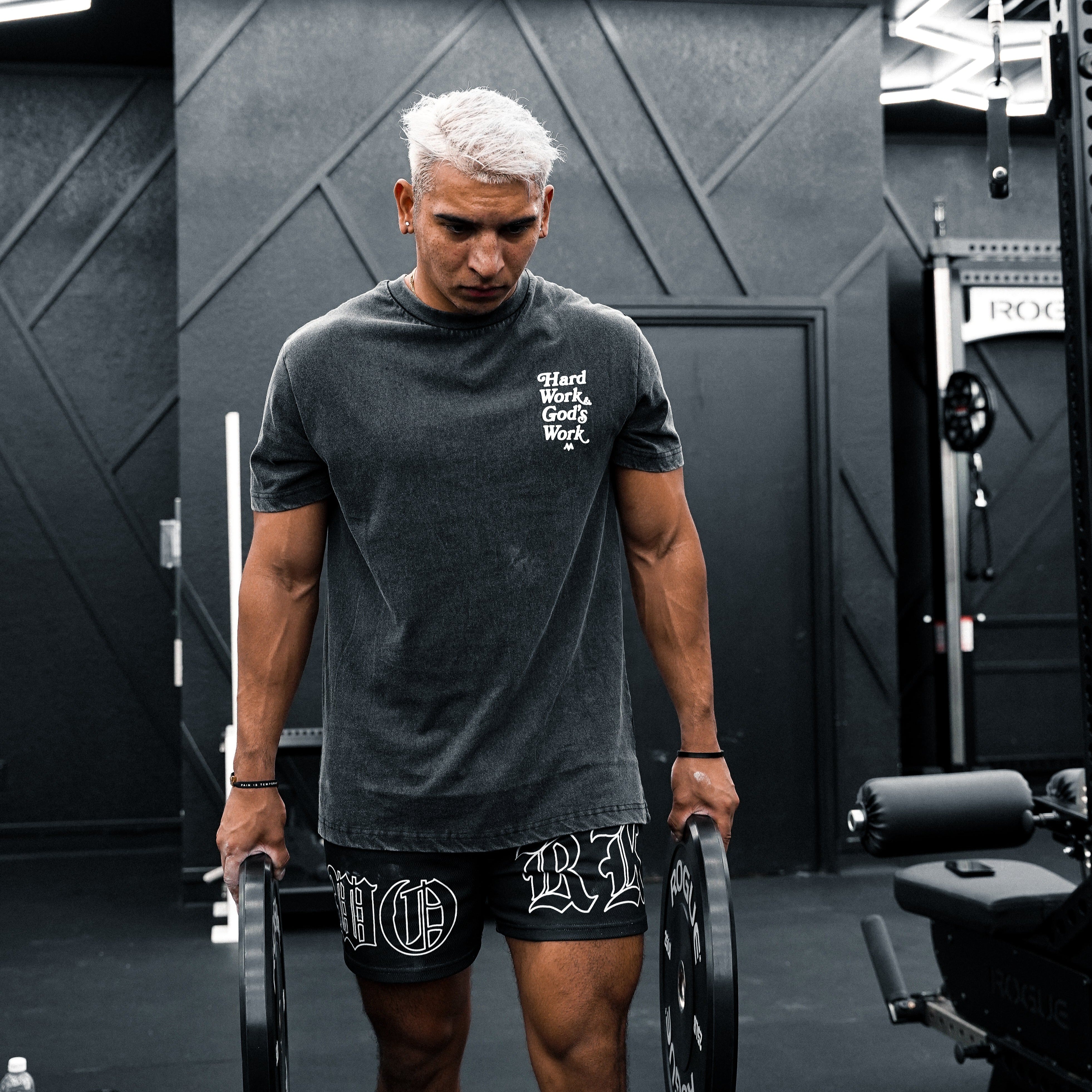 'HARD WORK & GOD'S WORK' TEE - VINTAGE