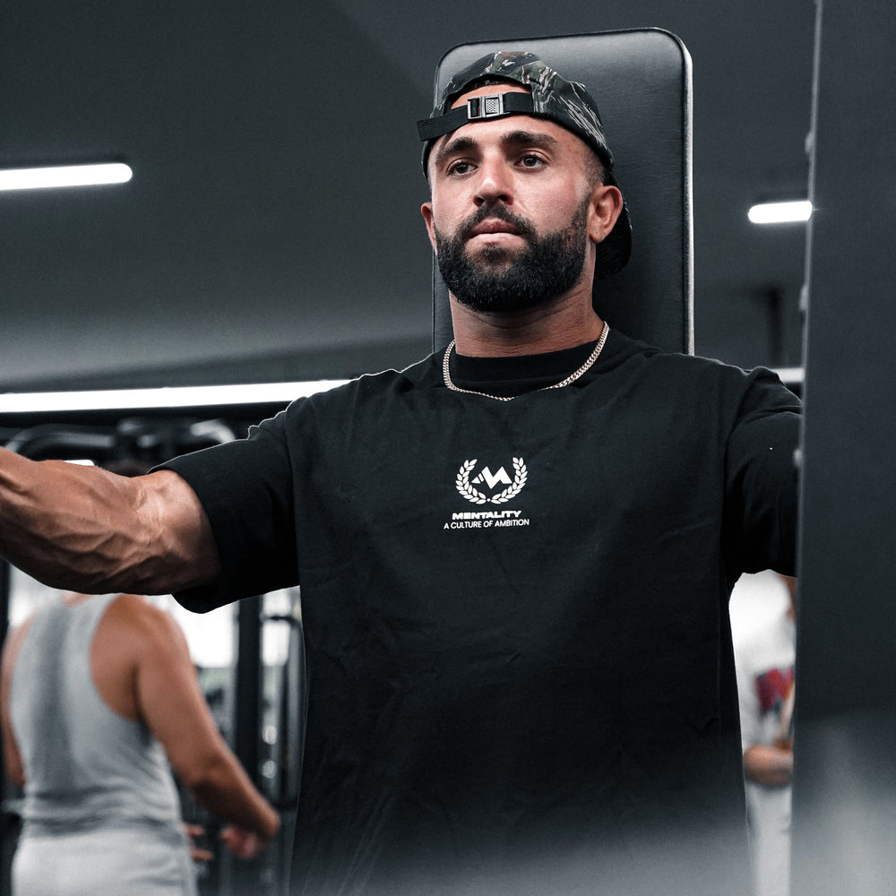 ST. MICHAEL 'THE BATTLE' TEE - BLACK