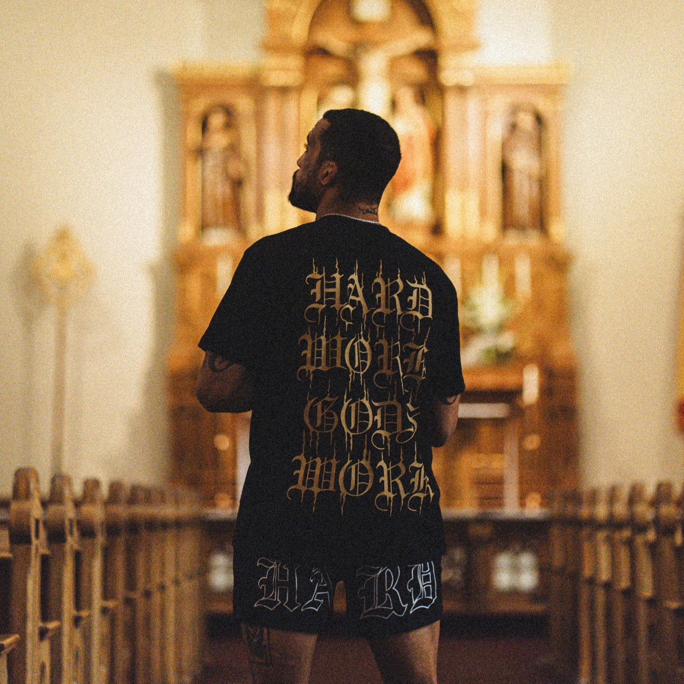 GOD'S WORK SCRIPT TEE