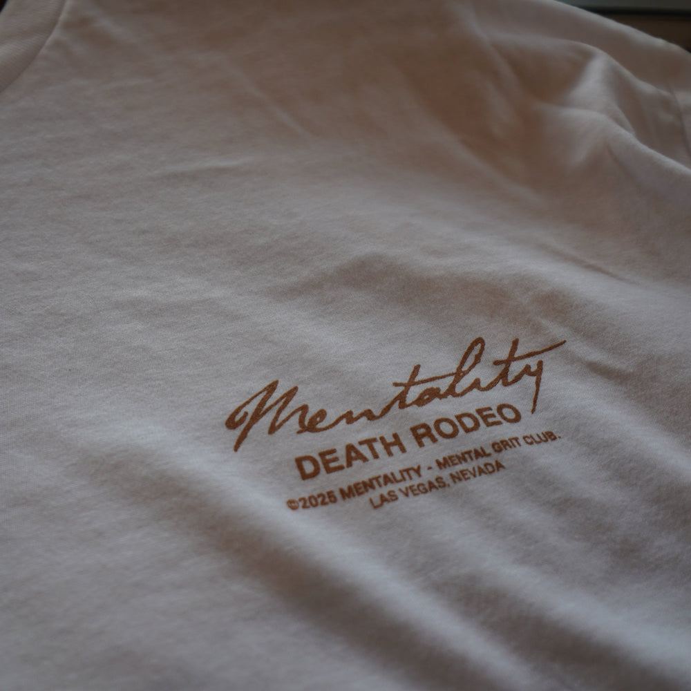 DEATH RODEO TEE - WHITE