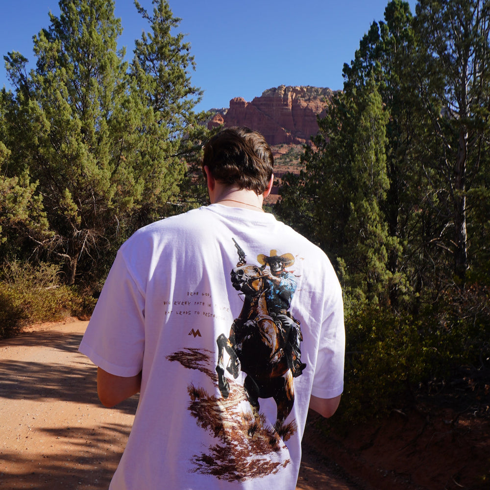 DEATH RODEO TEE - WHITE