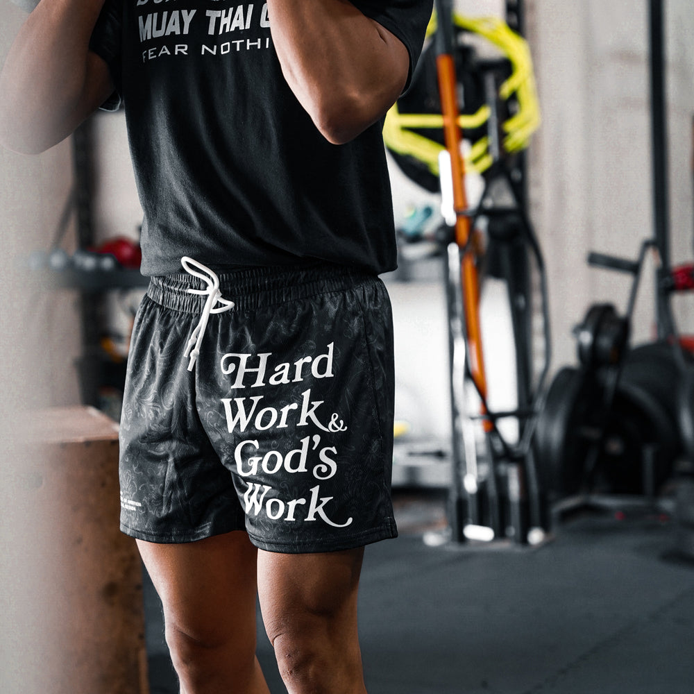 GOD'S WORK SHORTS - FLORAL