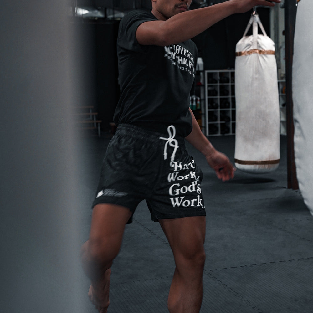 GOD'S WORK SHORTS - FLORAL