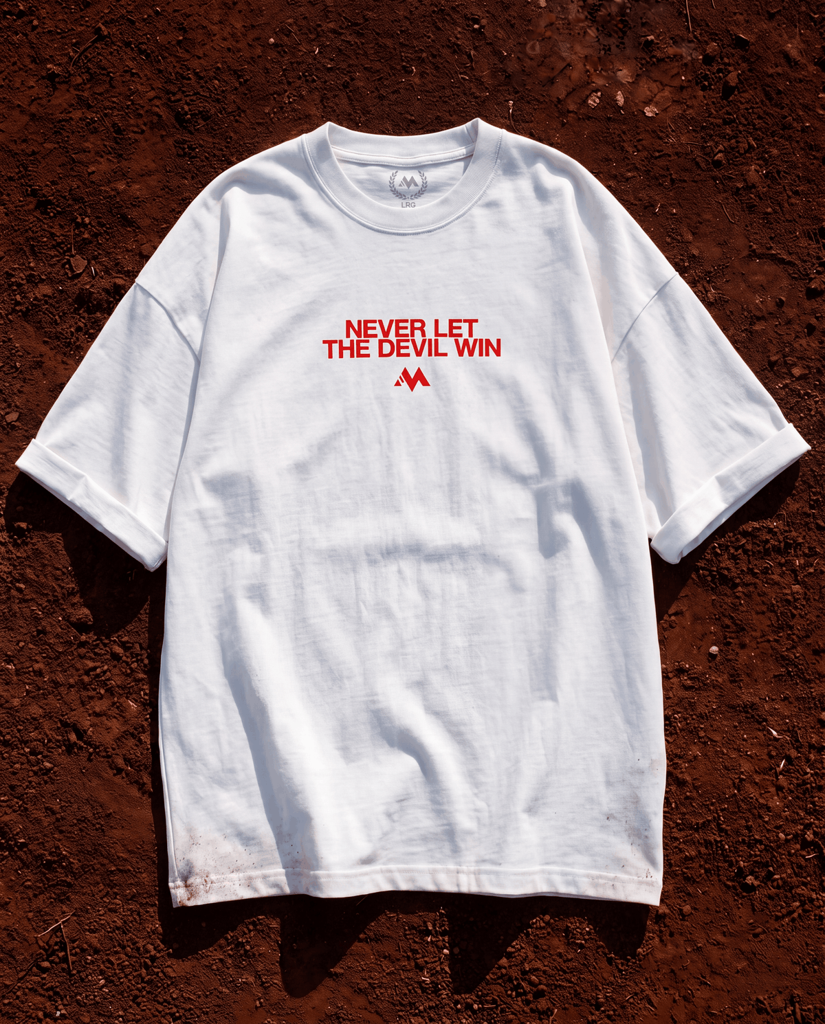 NEVER LET THE DEVIL WIN TEE