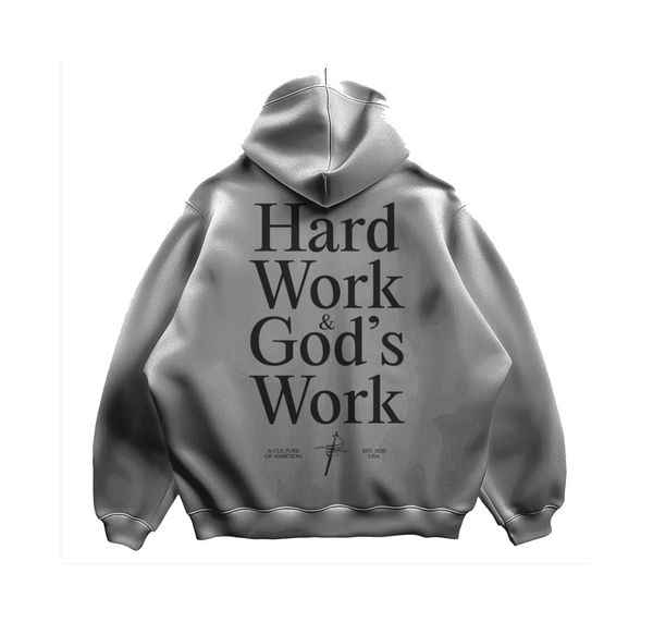 HEAVEN'S WILL HOODIE - GRAY