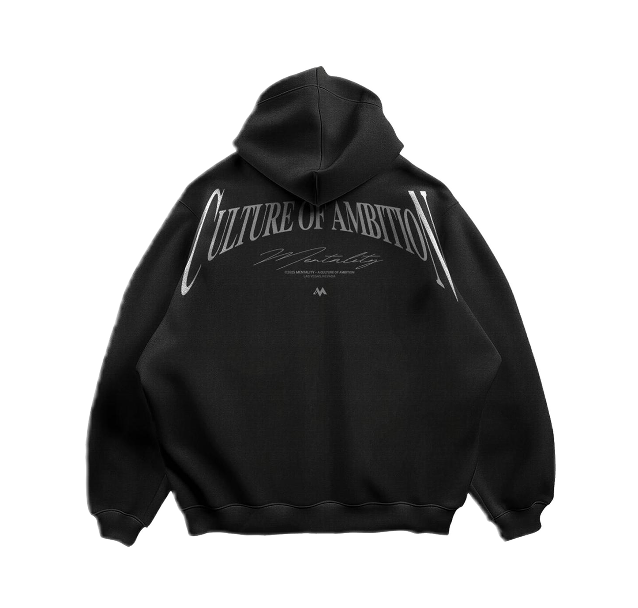 'CULTURE OF AMBITION' HOODIE - BLACK