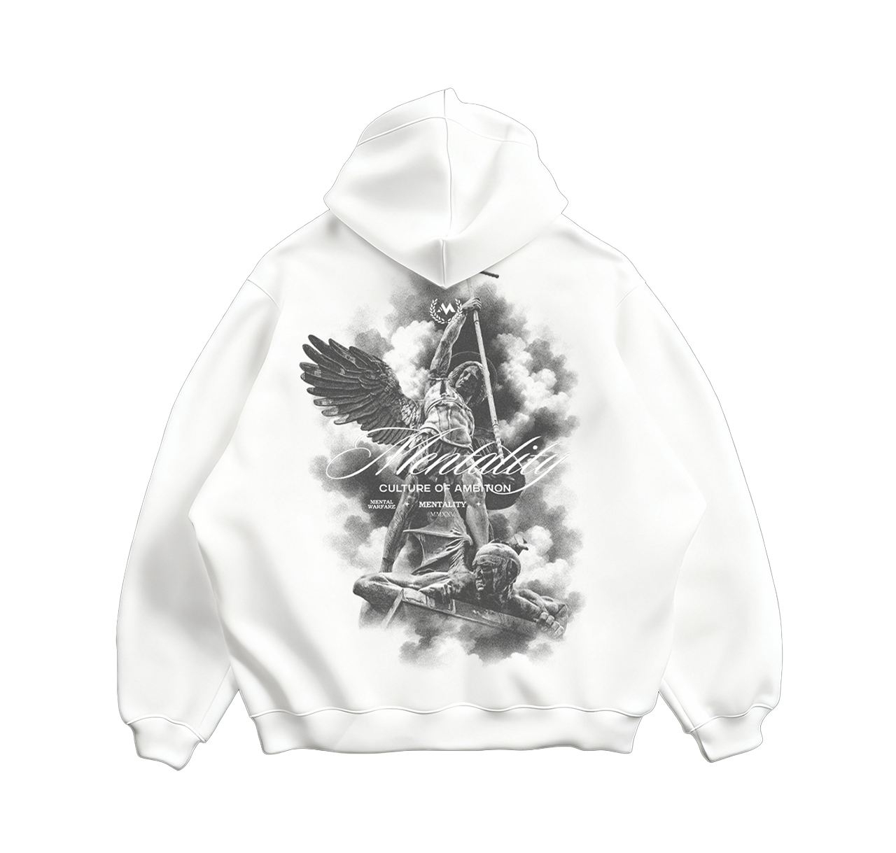 ST.MICHAEL HOODIE - WHITE