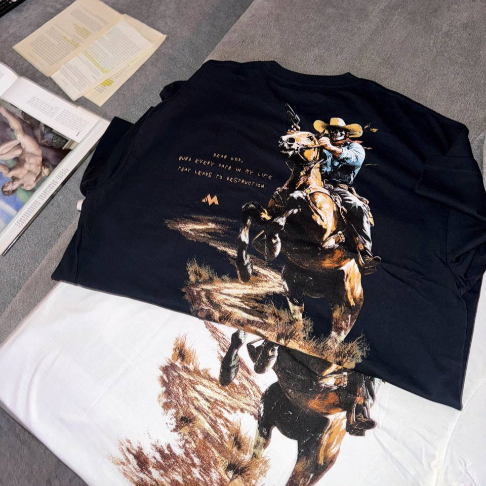 DEATH RODEO TEE - NAVY BLUE