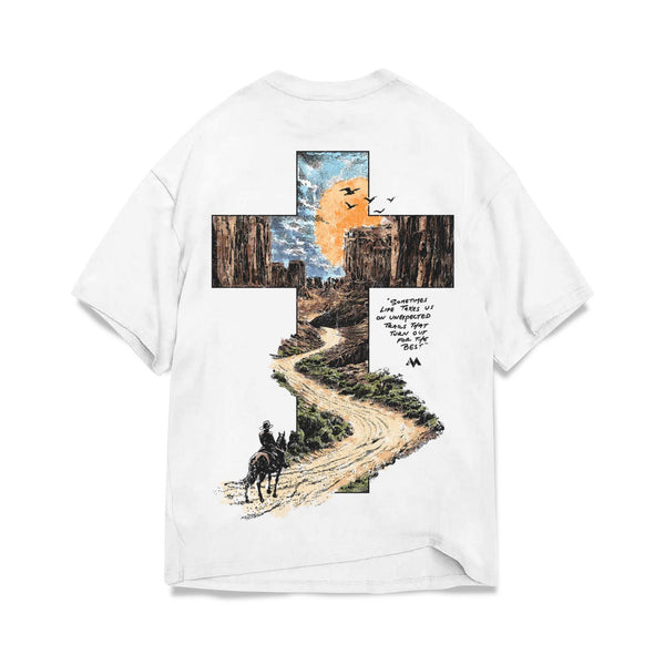 PARADISE TRAIL TEE - WHITE