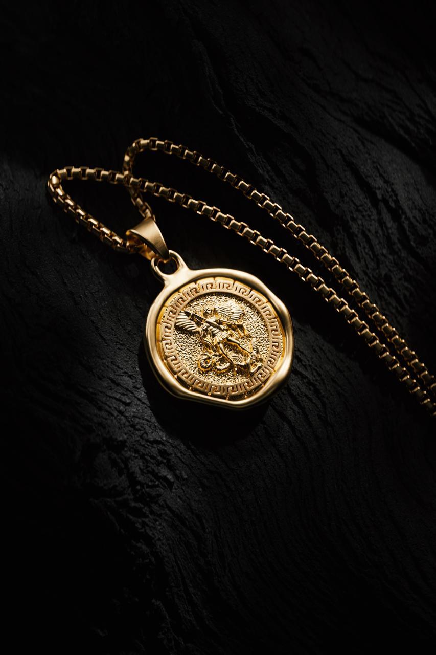 SAINT MICHAEL PENDANT - GOLD