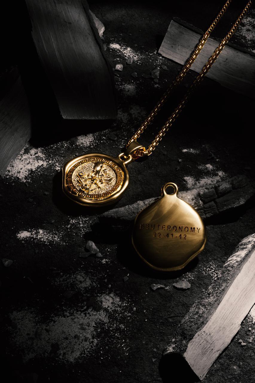 SAINT MICHAEL PENDANT - GOLD