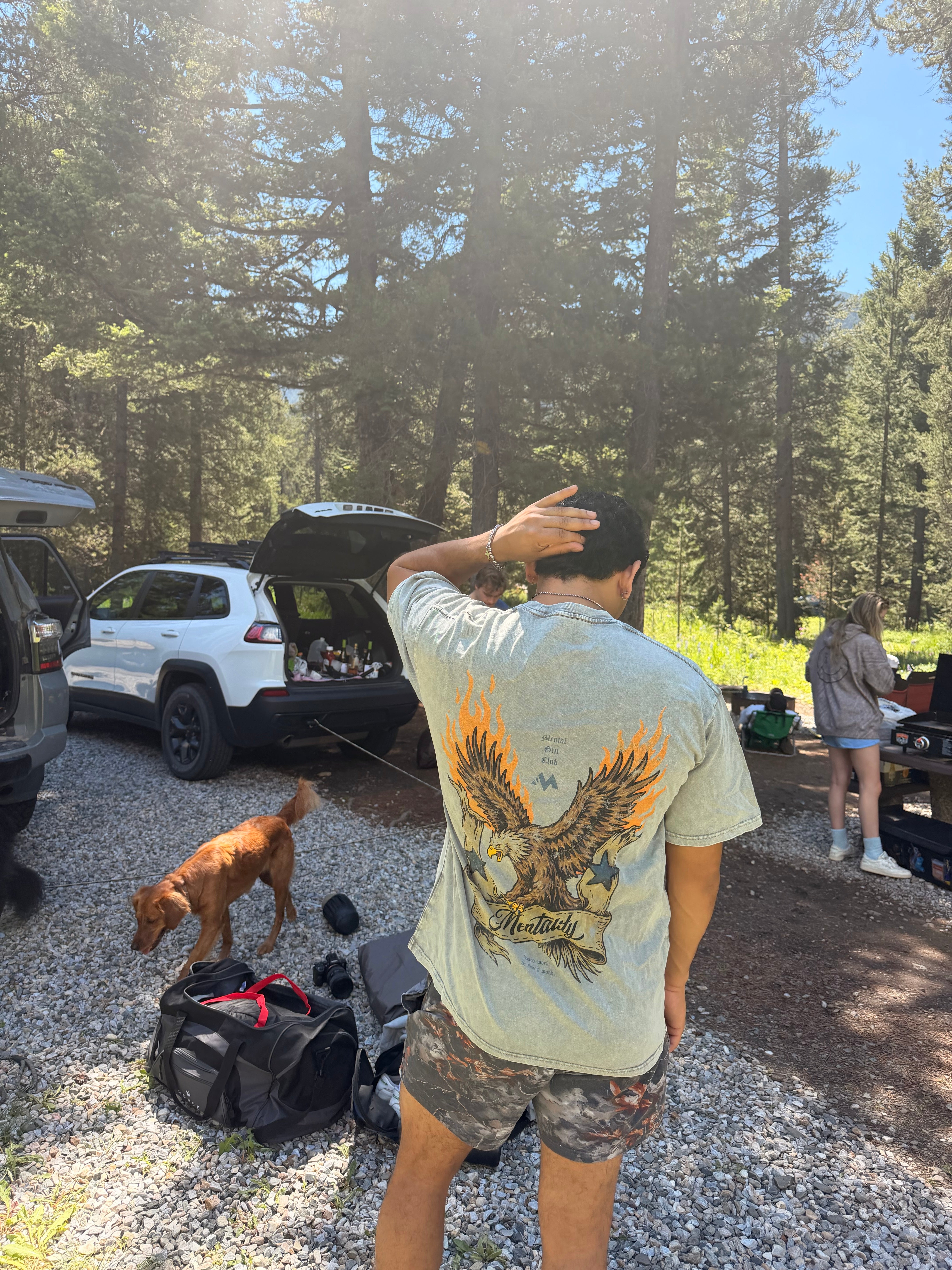 BURNING EAGLE VINTAGE TEE