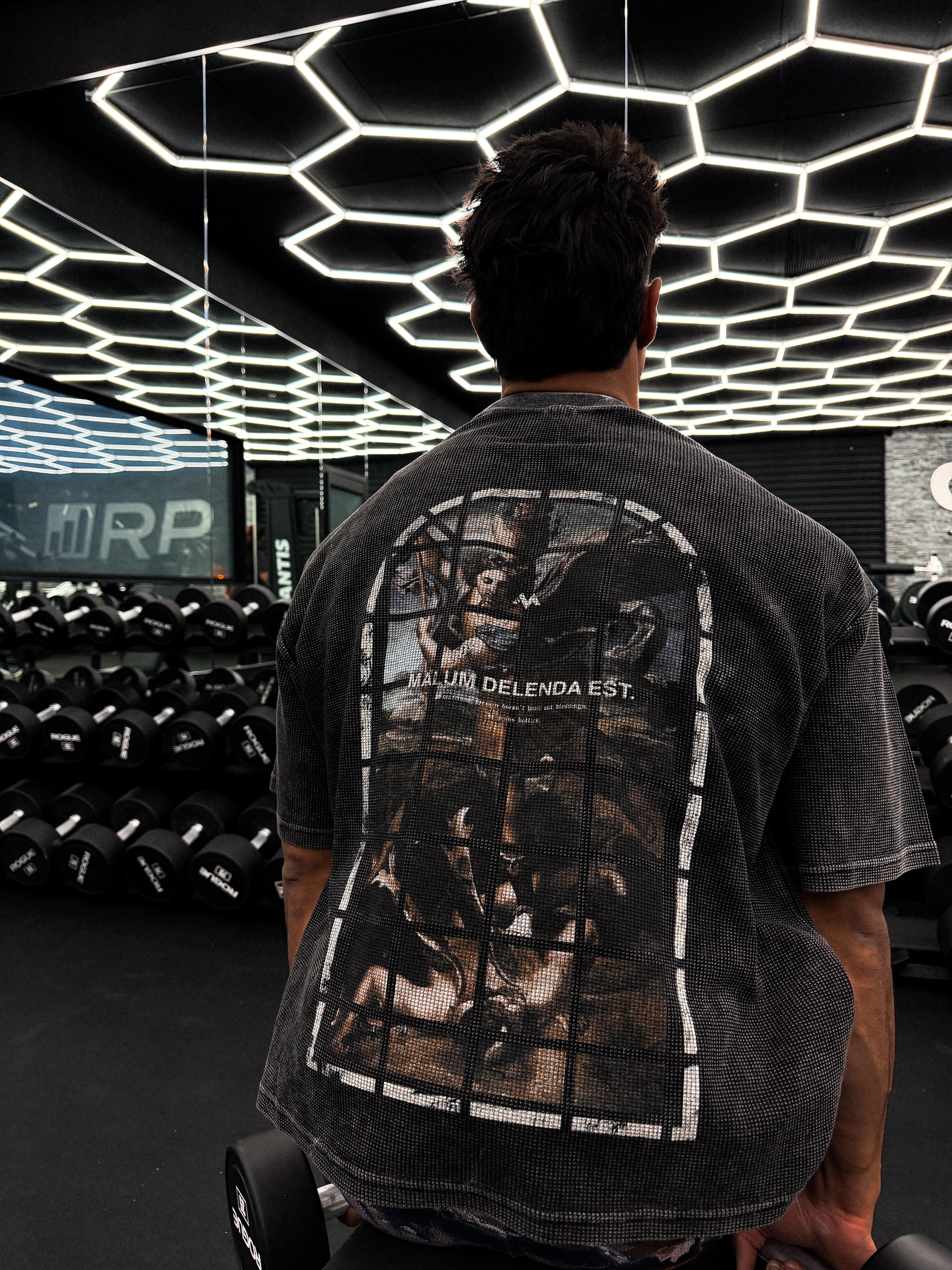 DELENDA VINTAGE WAFFLE TEE