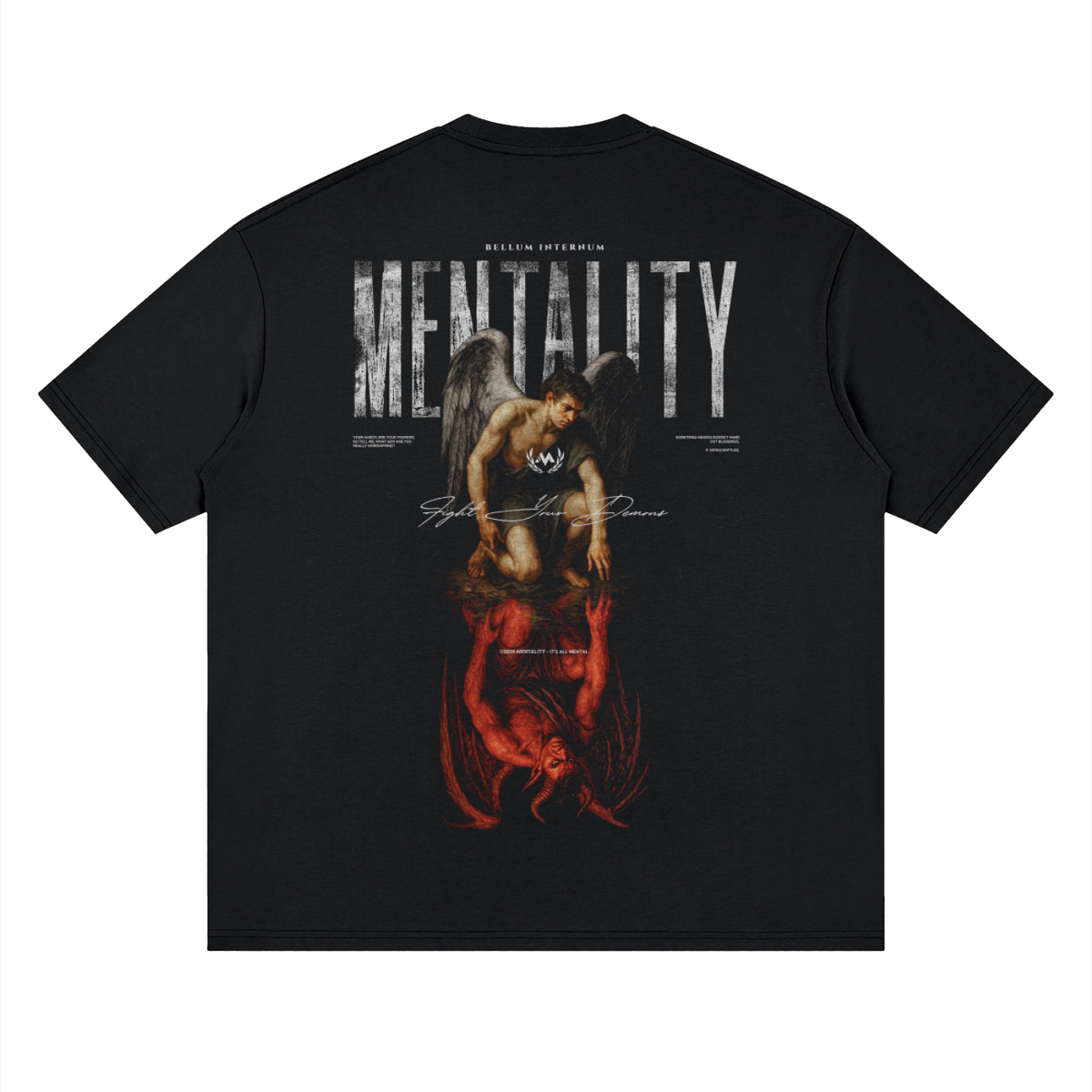 BELLUM INTERNUM TEE -BLACK