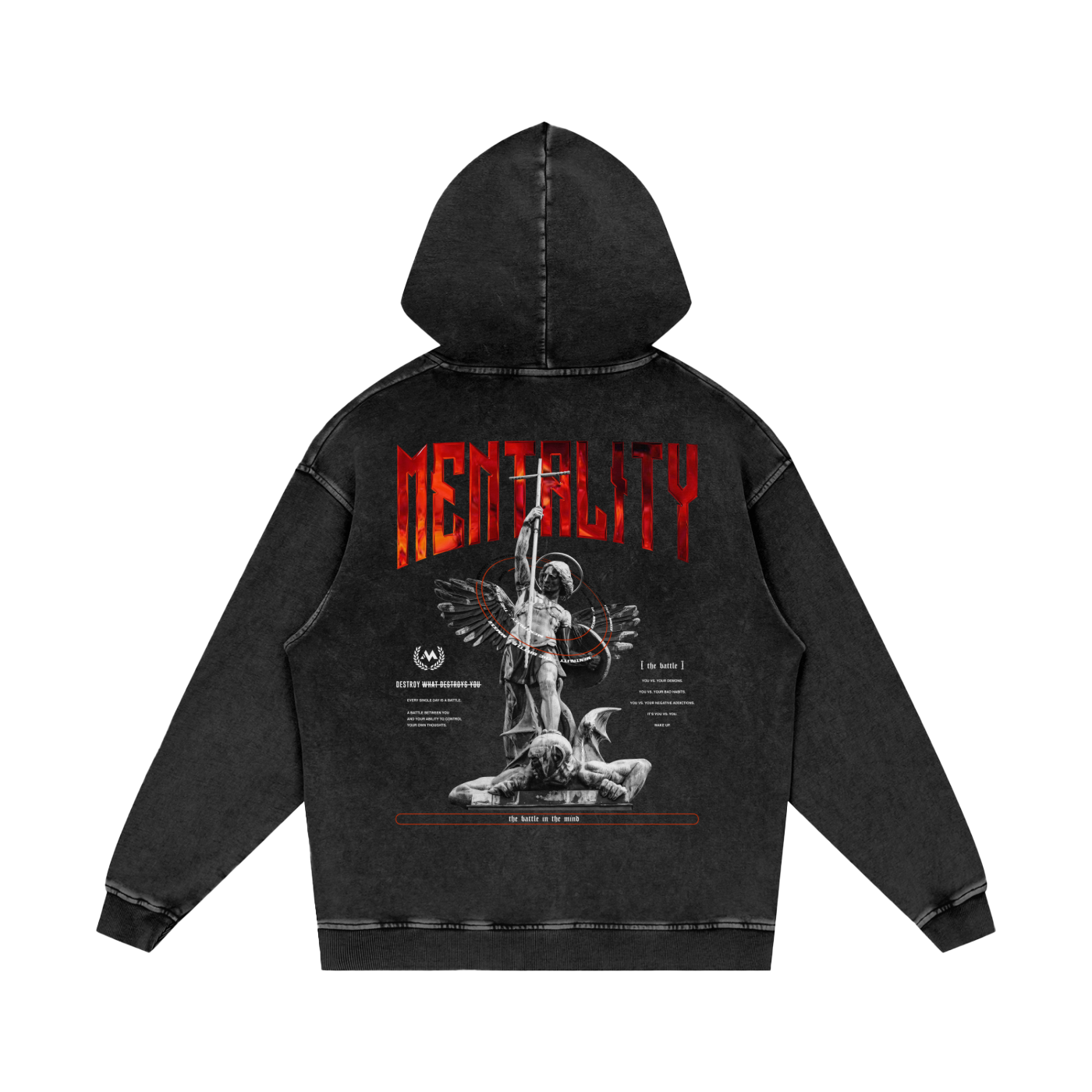 ST. MICHAEL 'THE BATTLE' HOODIE - VINTAGE
