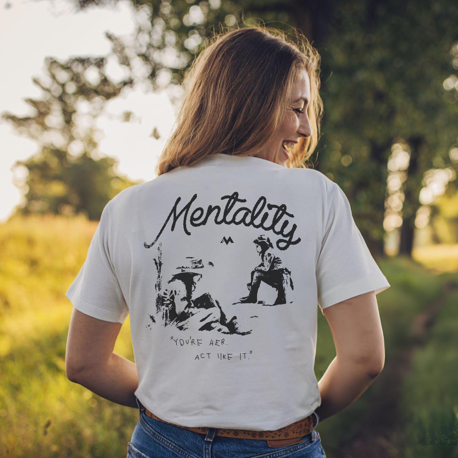 'YOU'RE HER' TEE - WHITE