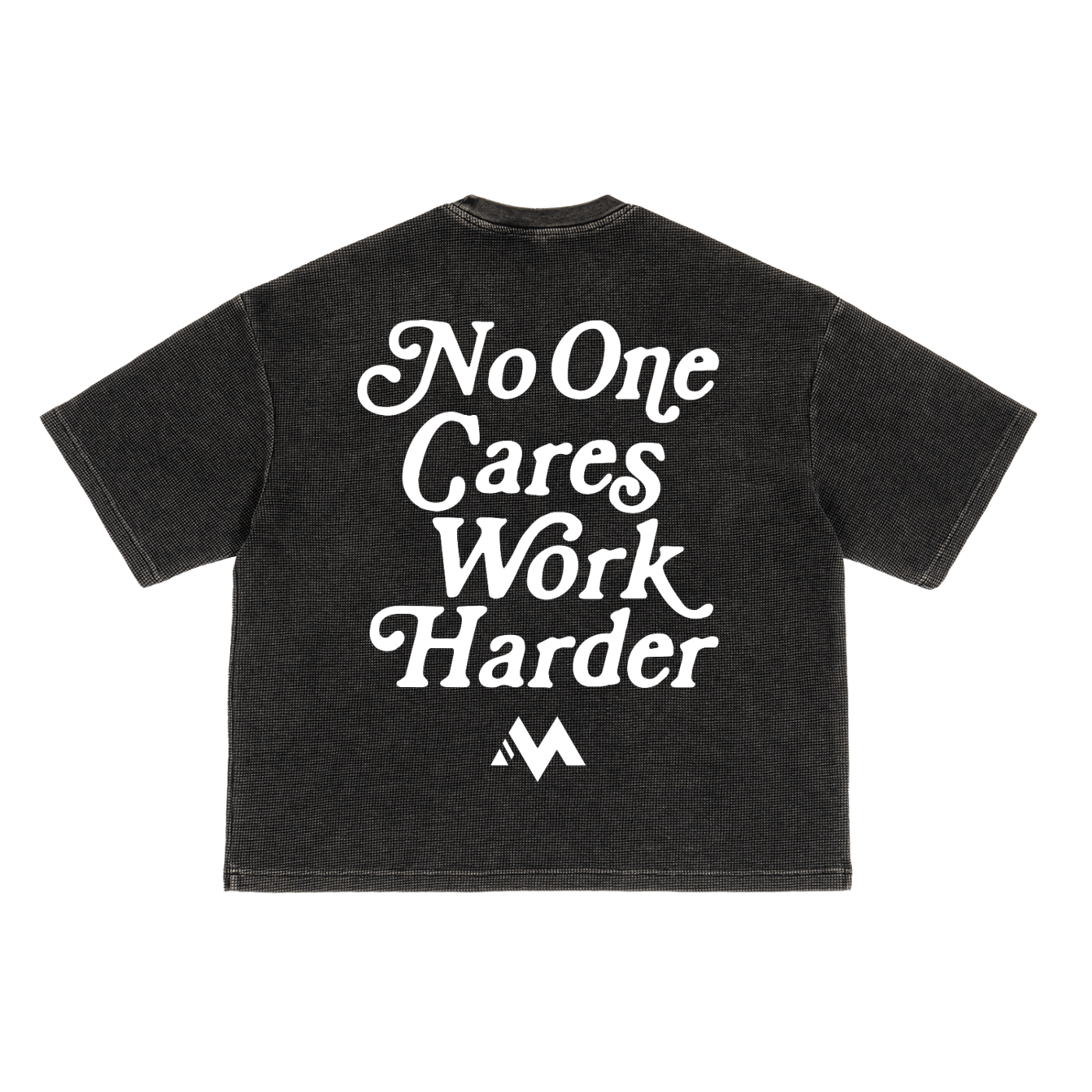 WORK HARDER VINTAGE WAFFLE TEE