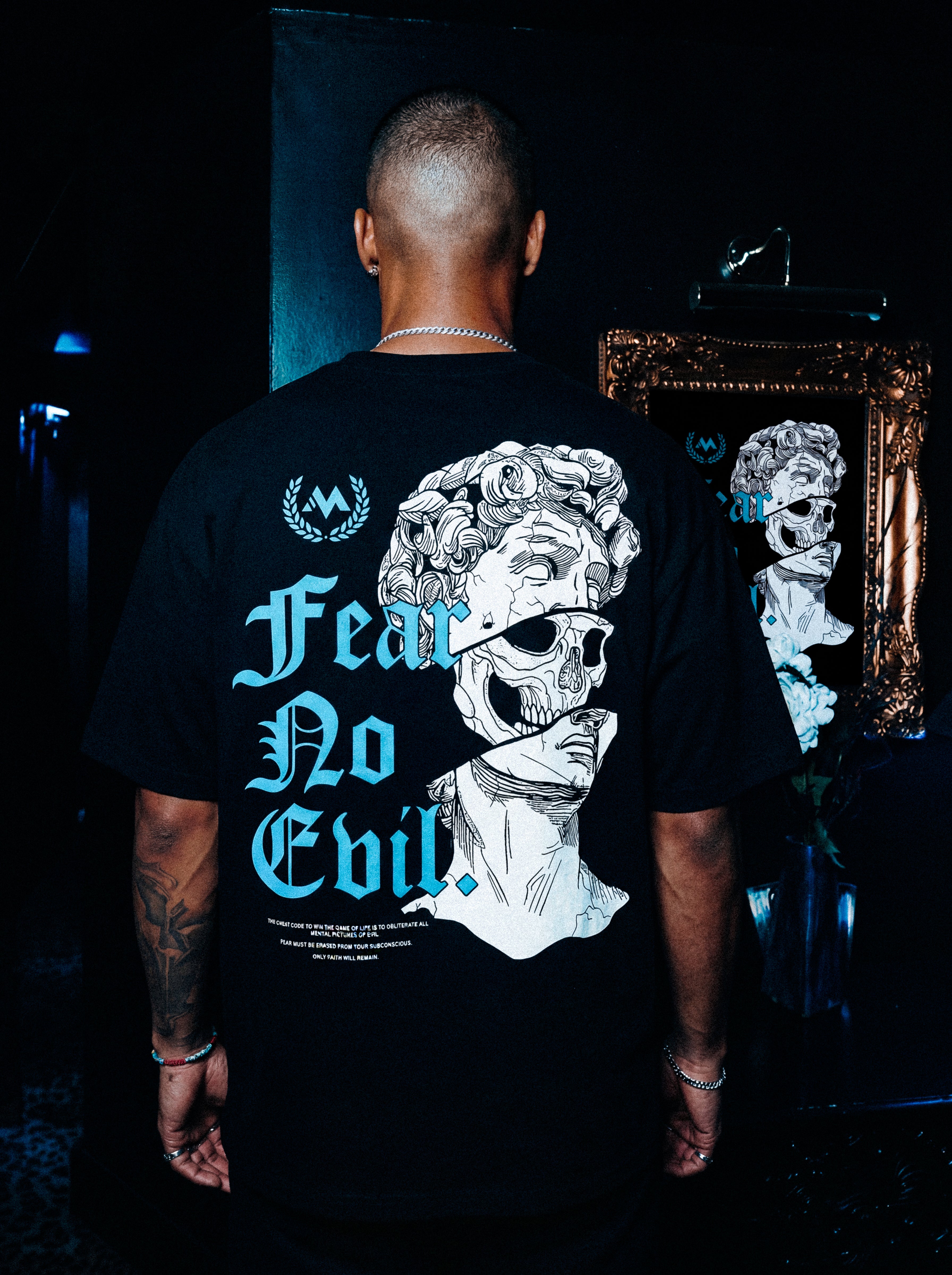 FEAR NO EVIL TEE - BLACK