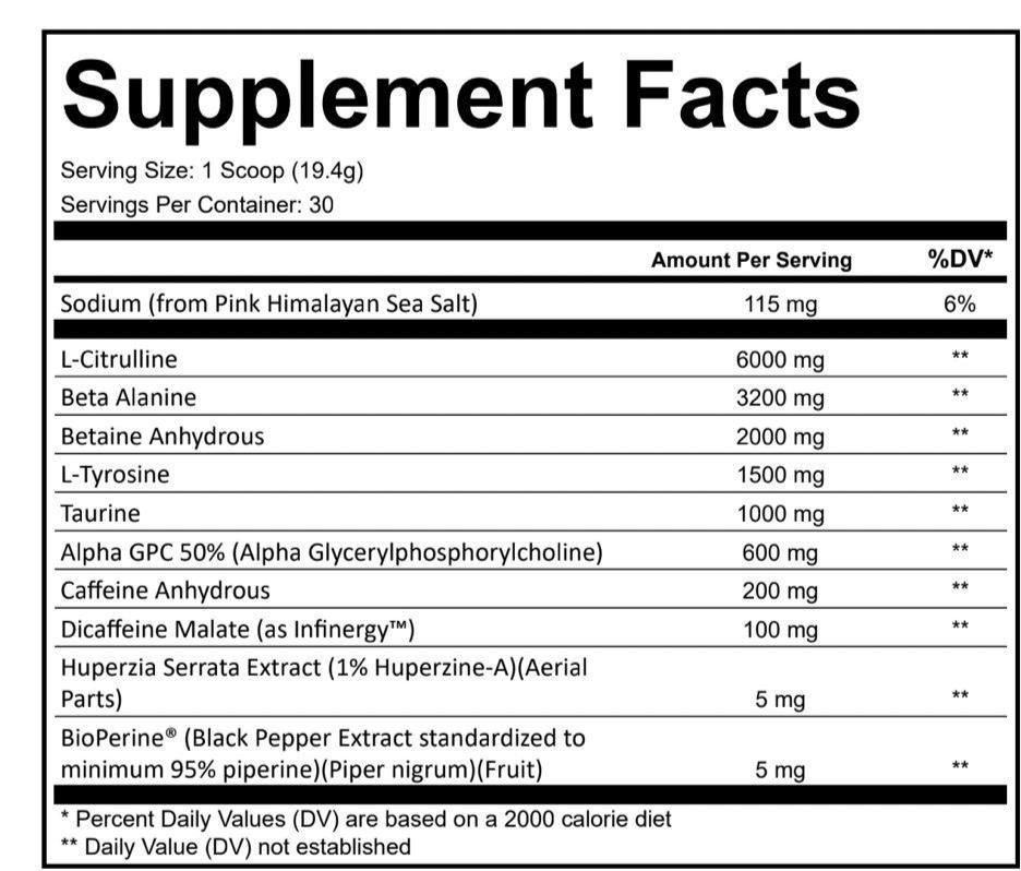 MENTALITY Pre-Workout - Watermelon Candy