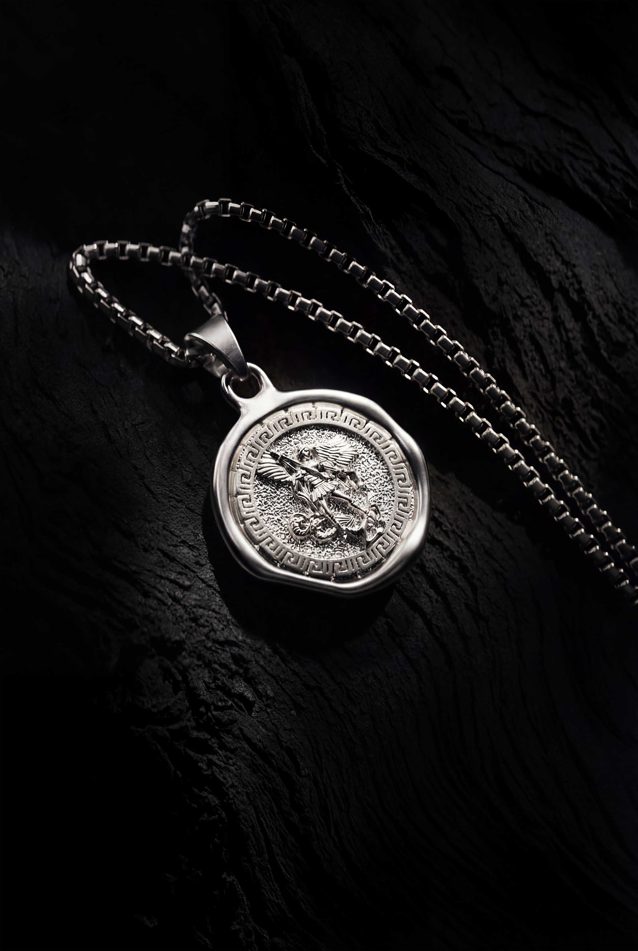 SAINT MICHAEL PENDANT - SILVER