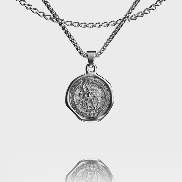 SAINT MICHAEL PENDANT - SILVER