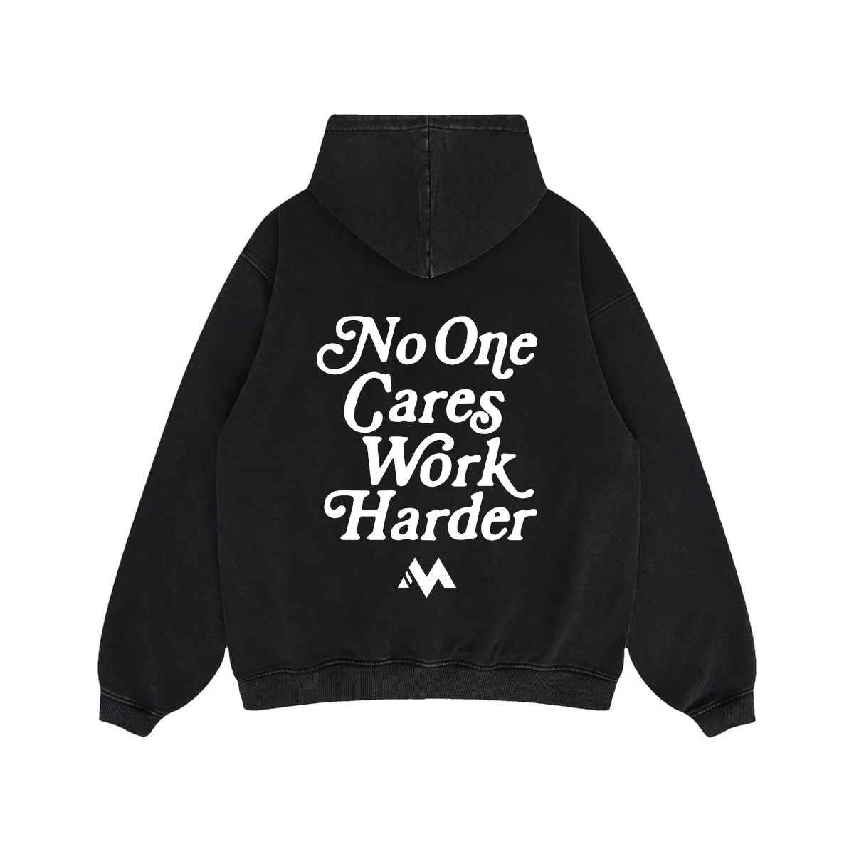 NO ONE CARES WORK HARDER' HOODIE - VINTAGE