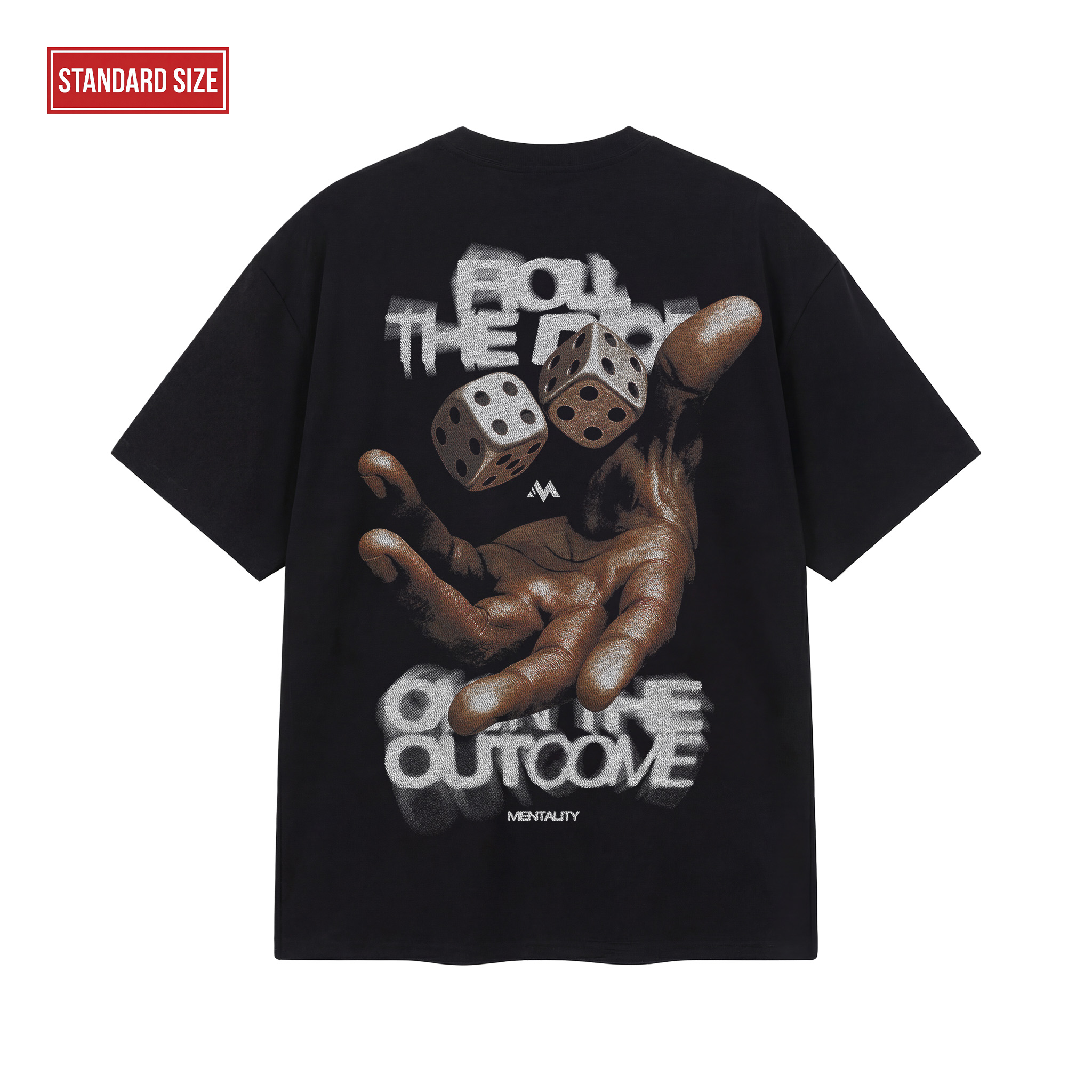 ROLL THE DICE TEE - BLACK
