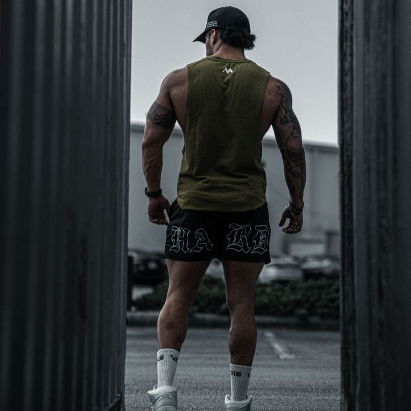 'WORK' MESH SHORTS