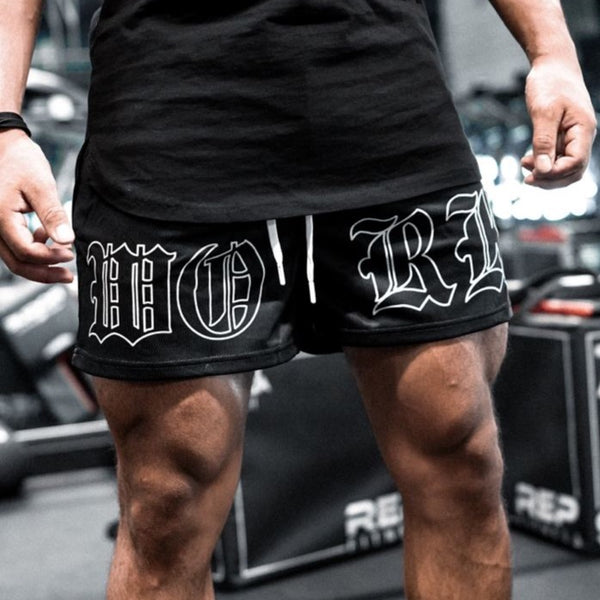 'WORK' MESH SHORTS