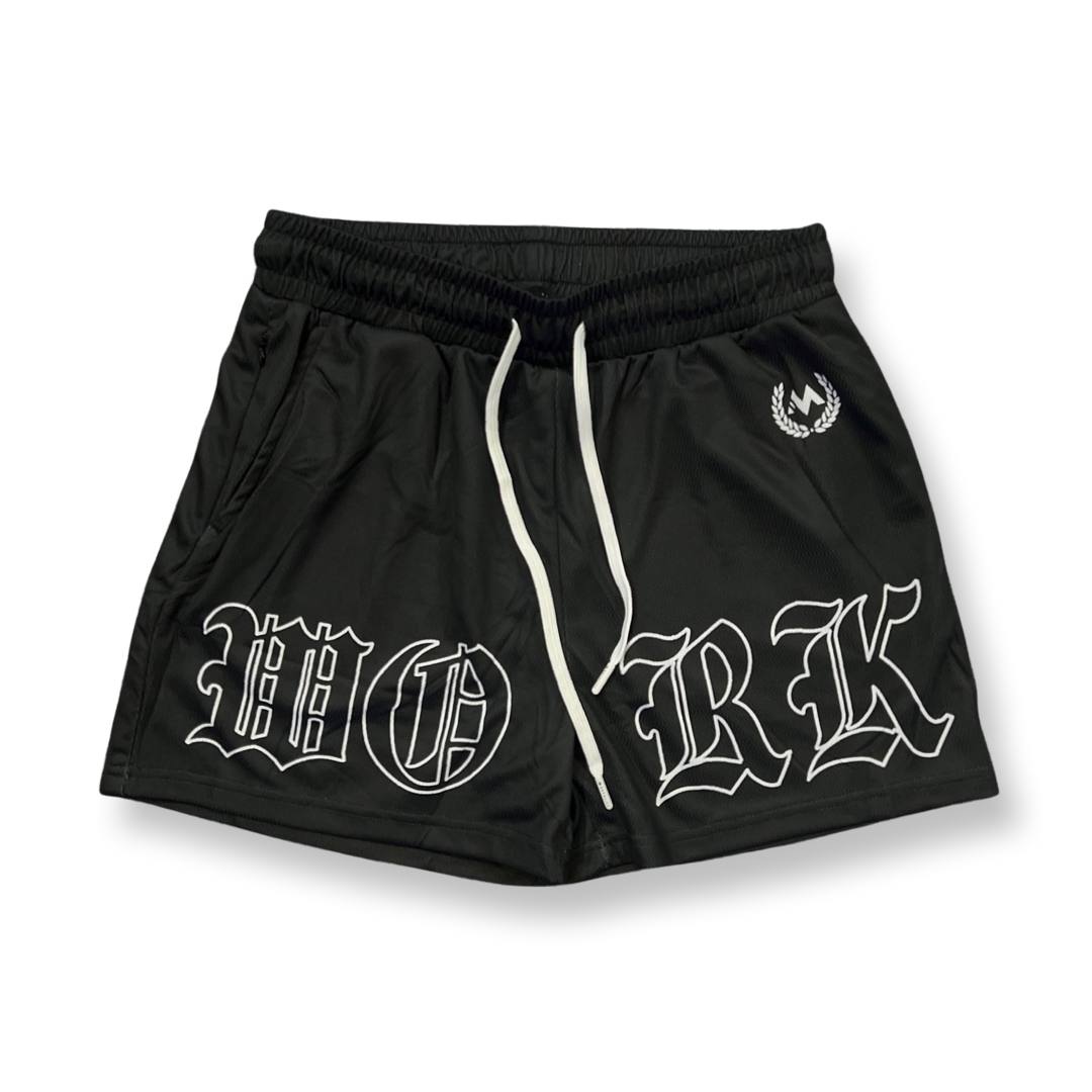 'WORK' MESH SHORTS