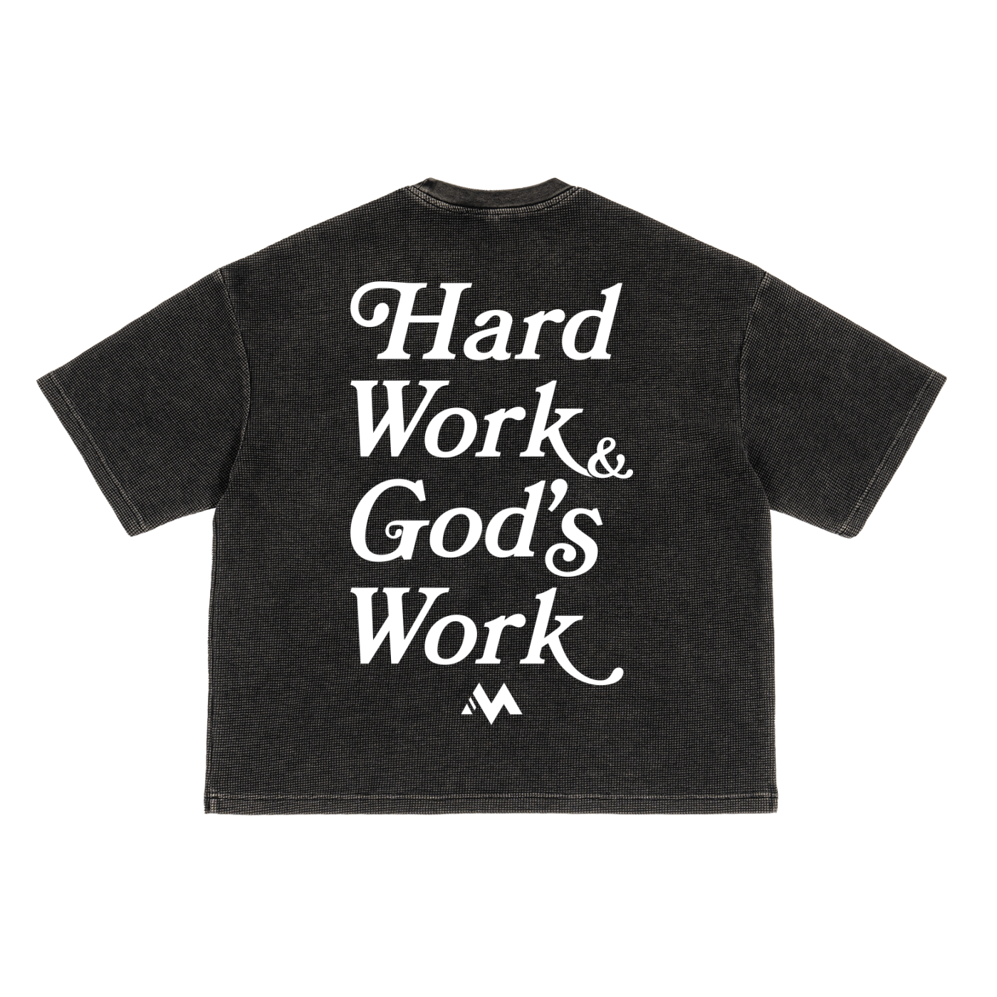 GOD'S WORK VINTAGE WAFFLE TEE