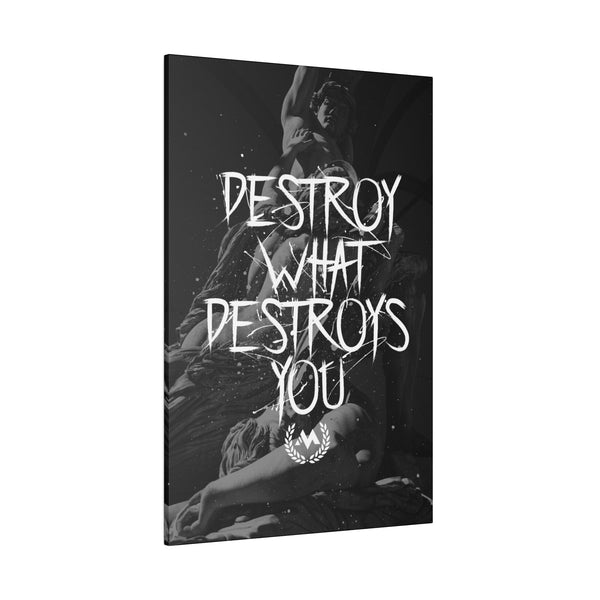 DESTROY WHAT DESTROYS YOU - Canvas