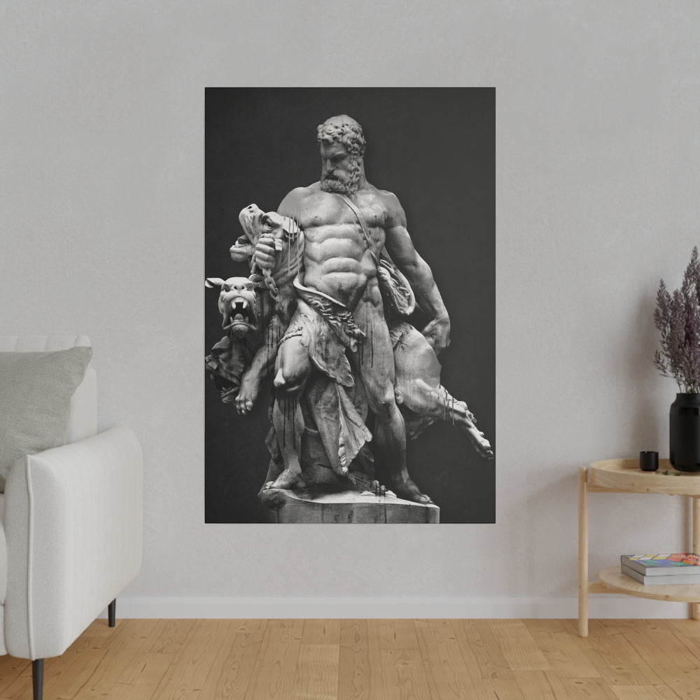 CLASSIC 'HERCULES VS CERBERUS' Canvas