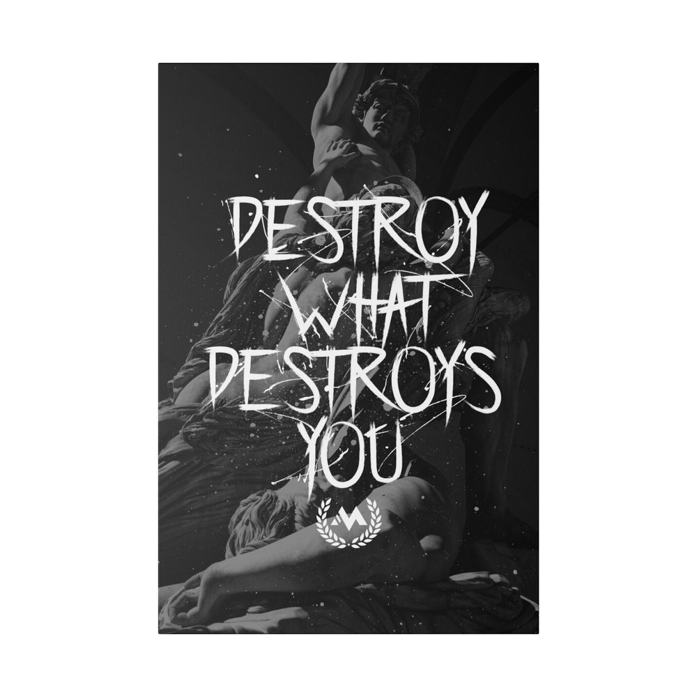 DESTROY WHAT DESTROYS YOU - Canvas