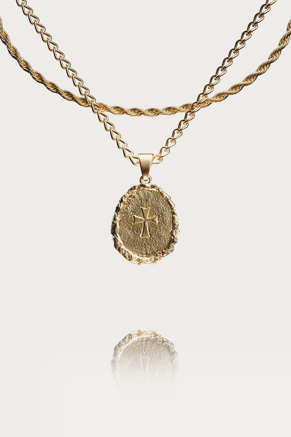 ( PRE-ORDER ) KNIGHT'S PEACE PENDANT - GOLD