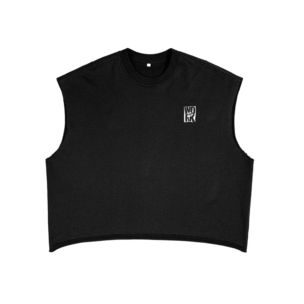 'WORK CARD' BOXY CUT-OFF