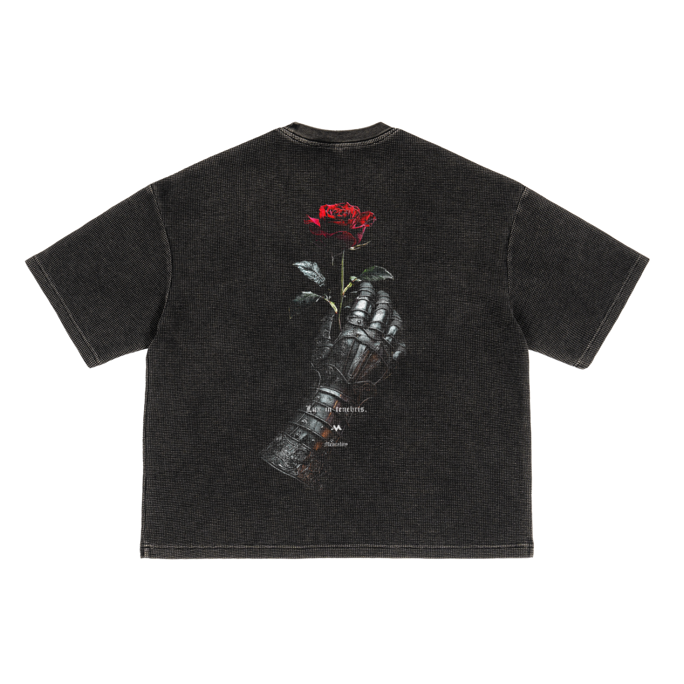 KNIGHT'S ROSE VINTAGE WAFFLE TEE