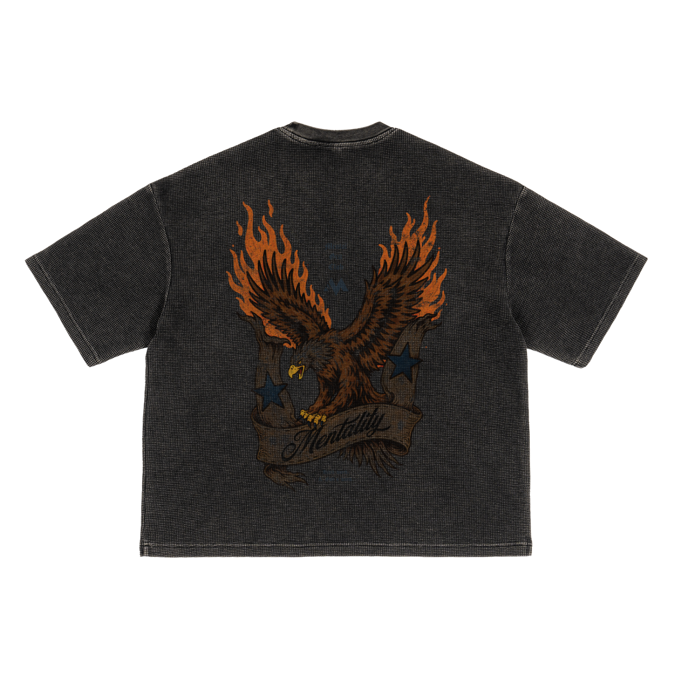 BURNING EAGLE VINTAGE WAFFLE TEE