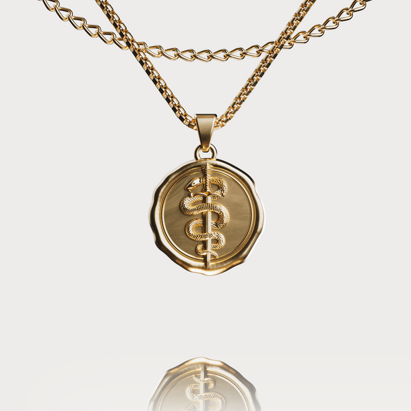 'DEUS VULT' PENDANT - GOLD